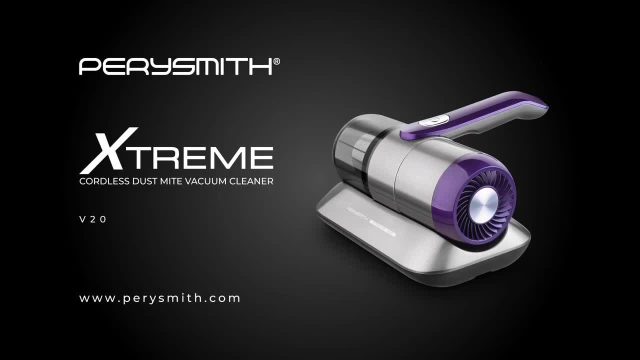PerySmith Cordless Dust Mite Vacuum Cleaner XTREME Series V20 PGMall