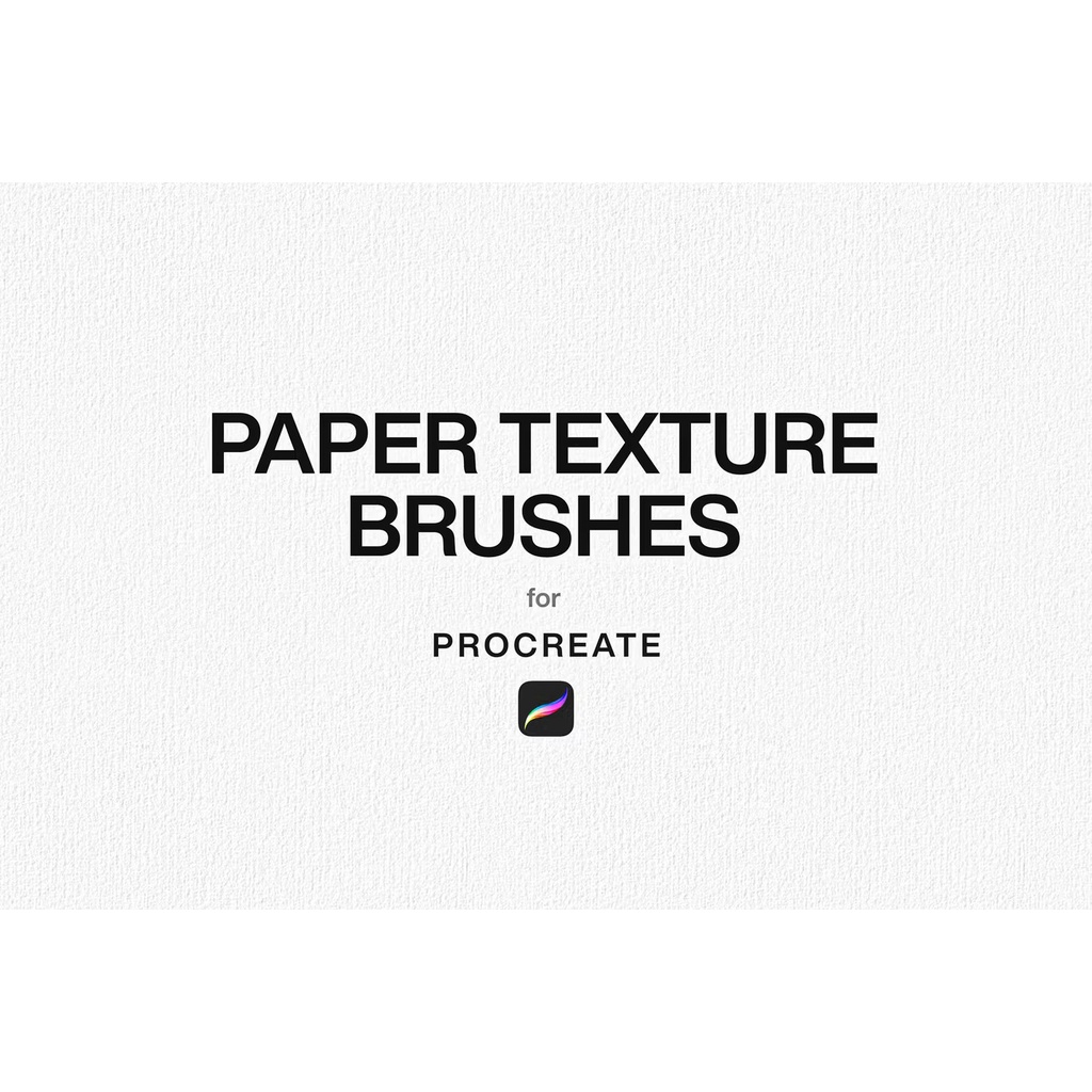 [P219] 6 Paper Texture Brushes for Procreate Procreate Brushes