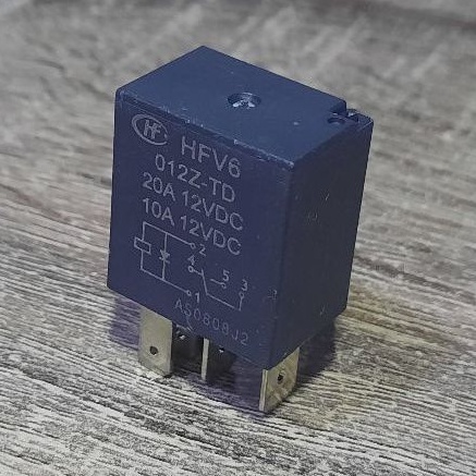 Relé 12 VDC 5 Pines 1pc HONGFA HFV6-G 12-Z7ST-R Power Relay 12VDC 5Pin