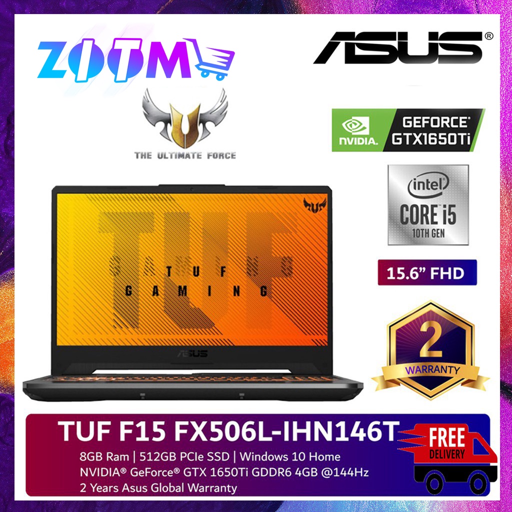 ASUS TUF DASH F15 FX516P-EHN006T 15.6" 144HZ GAMING LAPTOP (I7-11370H ...
