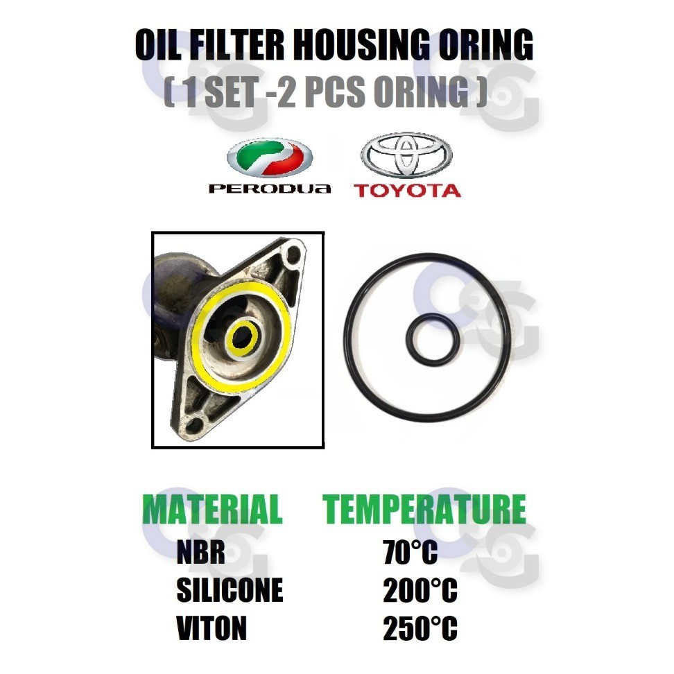 OIL FILTER HOUSING ORING PERODUA KANCIL MYVI KELISA AVANZA READY STOCK