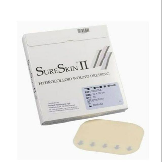 SURE SKIN II HYDROCOLLOID DRESSINGS 1pcs 10x10cm | Shopee Malaysia