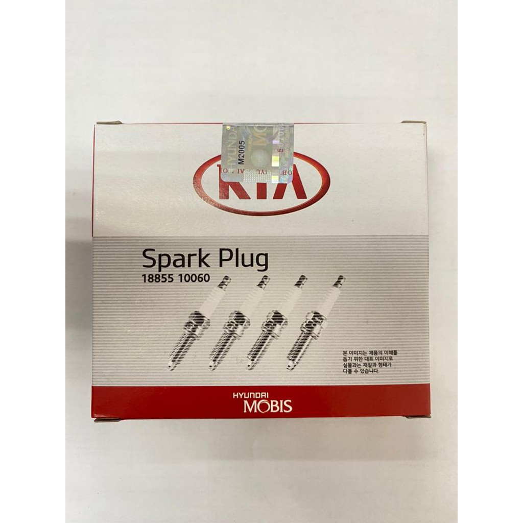 SPARK PLUG SET (4PC) (ORIGINAL) [18855-10060] NGK LZKR6B 10E KIA FORTE ...