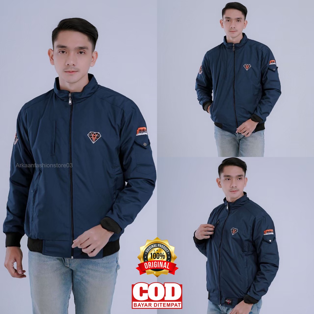 AKN - MEN'S BOMBER JACKET MAT TASLAN WATERPROOF / PREMIUM WINDPROOF ...