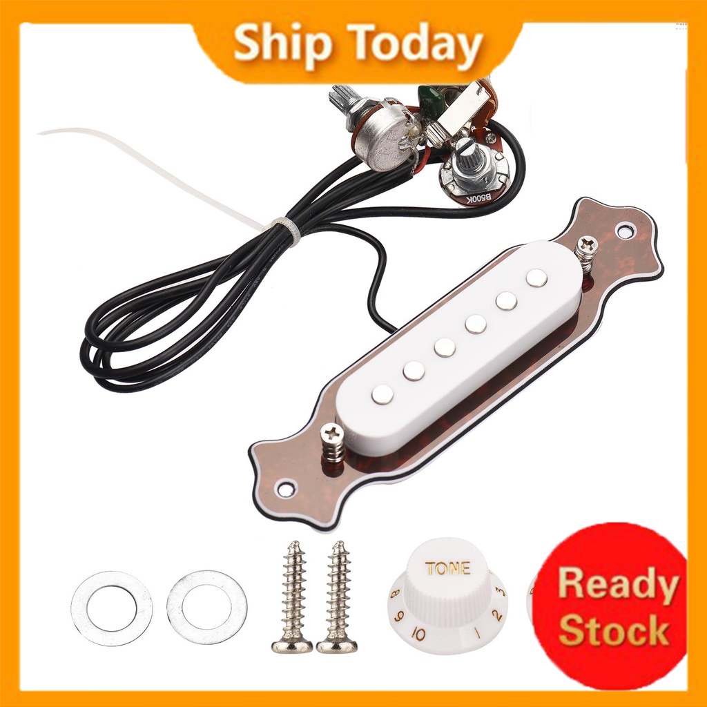 [musbmy] Guitar Single Coil Noiseless Pickup Folk Acoustic