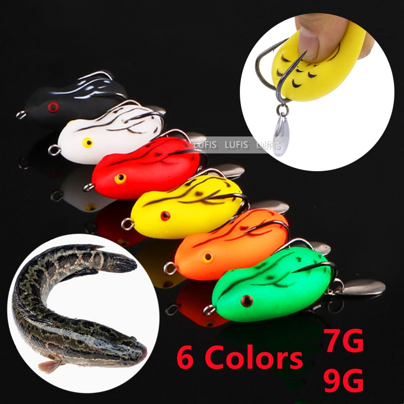 4.5cm/7g 5cm/12g Soft Frog Fishing Lure Modified Lure Bait Bionic Frog