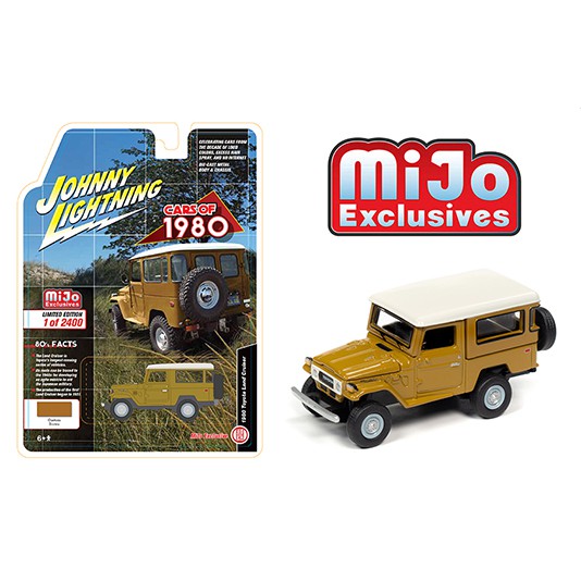 Johnny Lightning 1:64 Mijo Exclusive 1980 Toyota Land Cruiser Hard Top  Olive Green Limited 2,400 Pcs | Shopee Malaysia