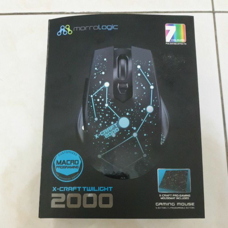 XCRAFT 2000 Gaming Mouse Shopee Malaysia