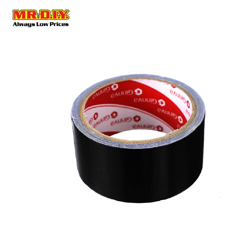 GINNVA Sticky Black Duct Tape (48mm x 7y)