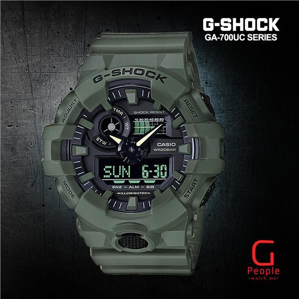 G shock ga outlet 700uc manual