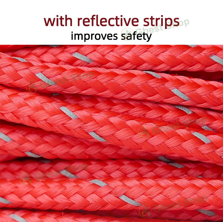 4M 8Pcs Tent Rope Camp Canopy Flysheet Guide Rope Metal Fitting Set ...