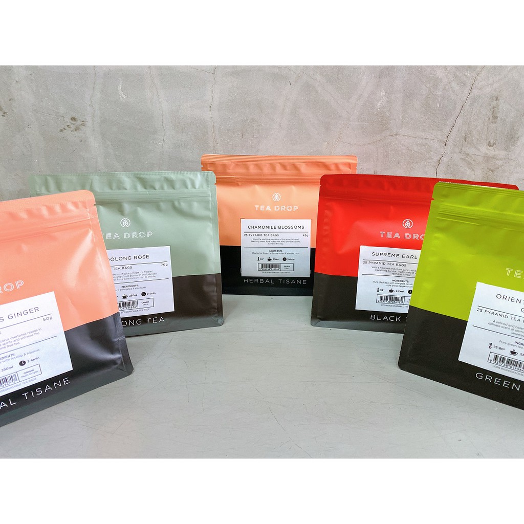 Tea Drop Tea Honeydew Green Tea 25 sachets cafe restaurant drinks