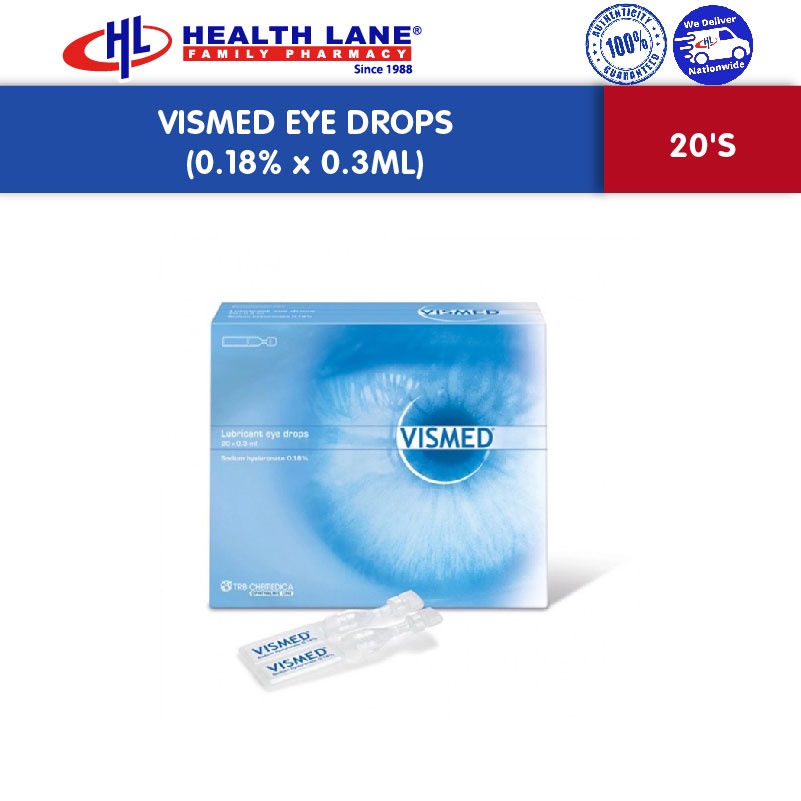 VISMED EYE DROPS (0.18 x 0.3ML x 20'S) Shopee Malaysia