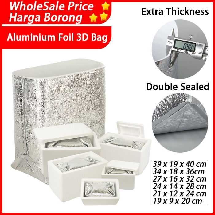 Aluminium foil on sale bag price