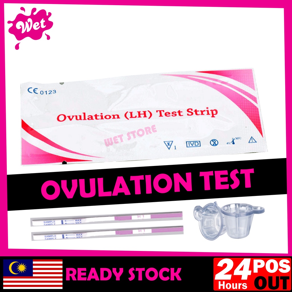 [ READY STOCK ] WET STORE LH Female Ovulation Pregnancy Test OPK Paper