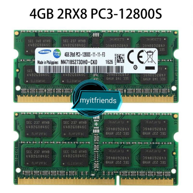 Mémoire RAM DDR3 SO-DIMM PC3 Pour Ordinateur Portable 2Go 4Go 8Go - Occasion