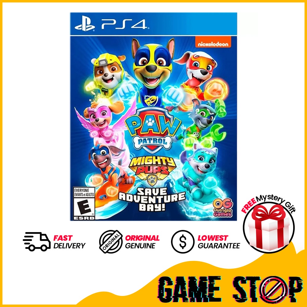 PS4 PAW Patrol Mighty Pups Save Adventure Bay English Version | Shopee ...