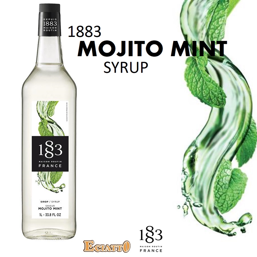 1883 Maison Routin 1883 Mojito Mint Syrup For Sparkling Soda Mojito