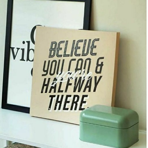 Frame Believe You Can Kaison (30x30cm) | Shopee Malaysia