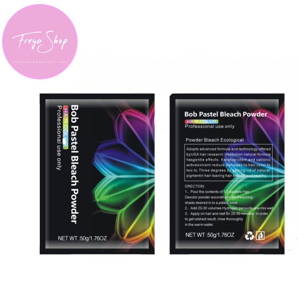 Bob Pastel Bleach Powder Hair Color Fade 50g | Shopee Malaysia