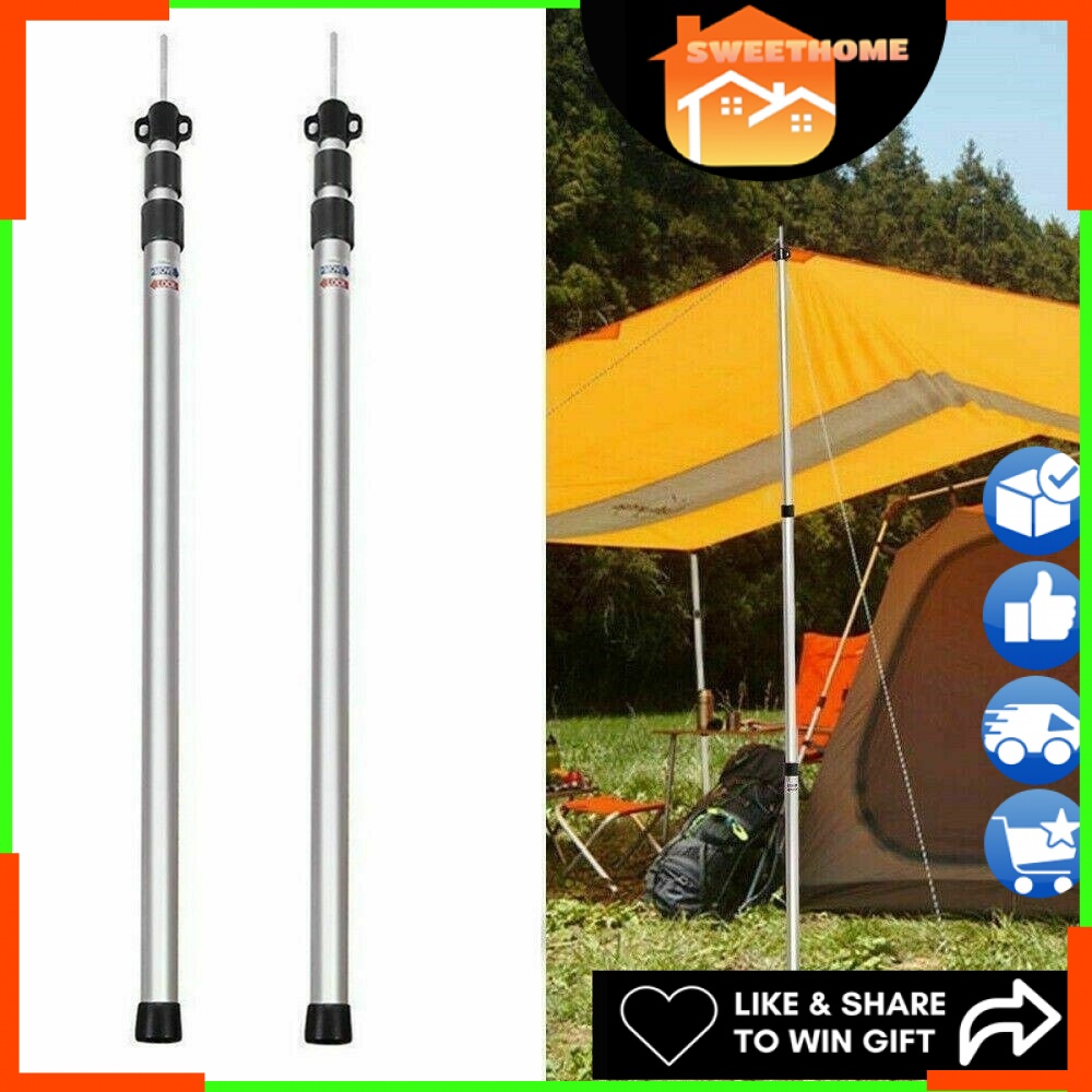 EcoSport Camping Tent Strong Poles, Tent Accessories Adjustable