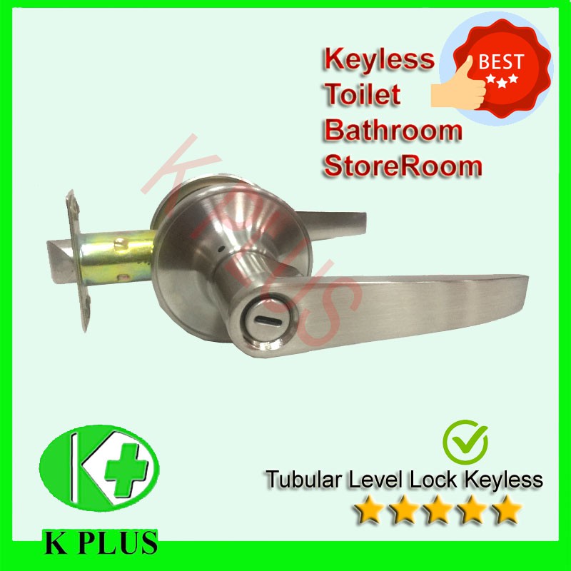 Keyless Tubular lock lever door lock without key lever handle lock ...