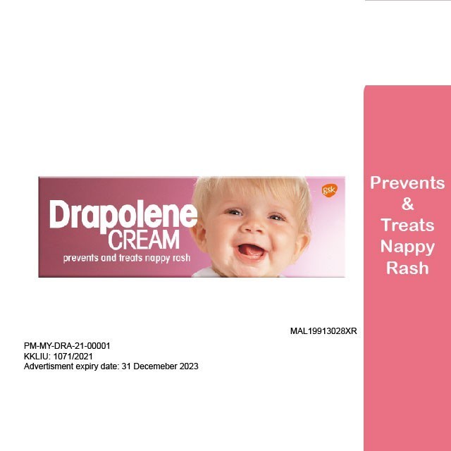 Drapolene Cream Prevents & Treats Nappy Rash (1 x 55g) Shopee Malaysia
