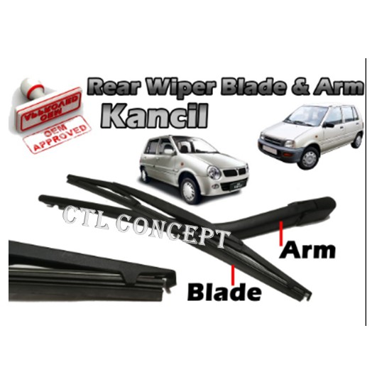 Perodua Kancil Rear Wiper Perodua Kancil Wiper Arm with Wiper Blade Perodua New Kancil Shopee