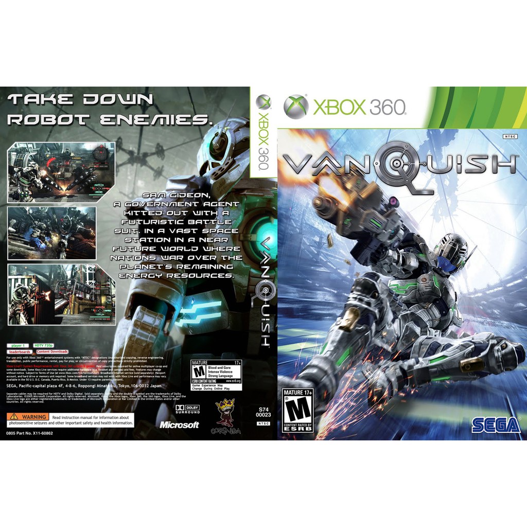 Vanquish store xbox 360