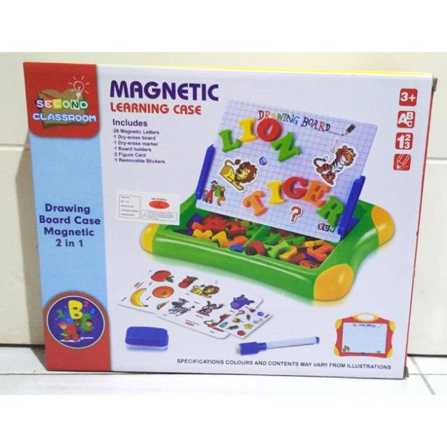Magnetic Learning Case - Whiteboard Learn To Read And Write | Shopee ...