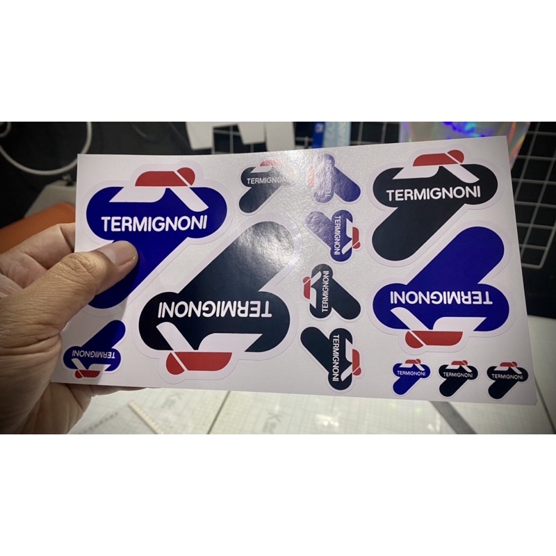 Sticker DECAL MOTOSIKAL #TERMIGNONI #EXHAUST | Shopee Malaysia