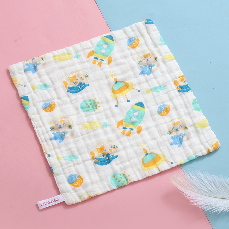 CantikBaby Berkualiti High Desity 25cmx25cm 6 Layer Sapu Tangan Bayi ...