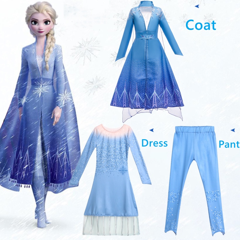Women's Deluxe Frozen Elsa Costume | Snow Queen Gown For Cosplay & Fancy Dress
