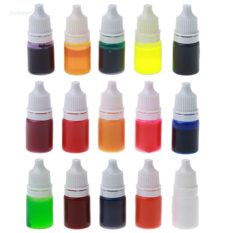 REDD Epoxy Resin Pigment 15 Color Liquid Highly Concentrated Epoxy ...
