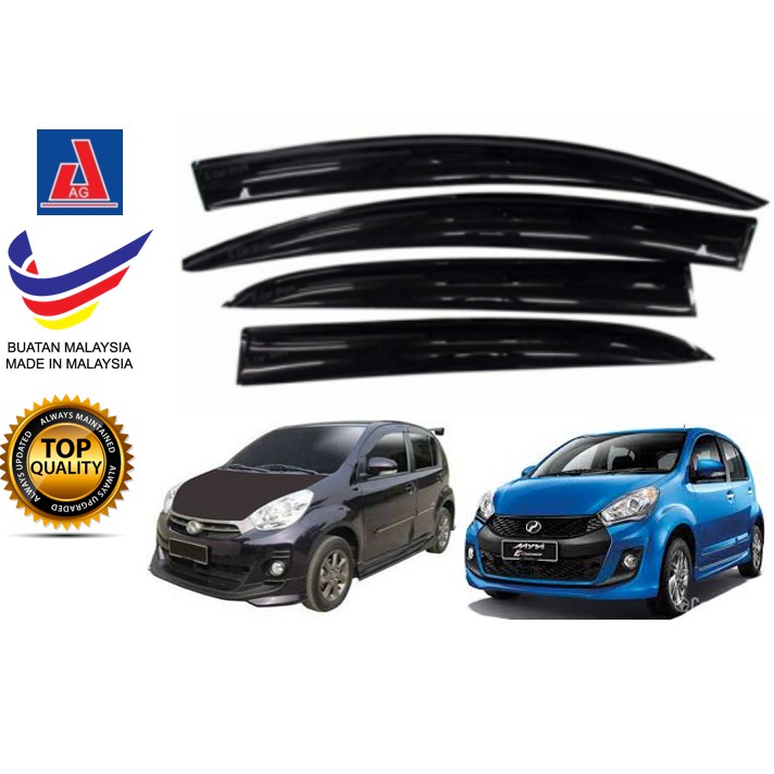 Perodua Myvi Lagi Best Icon 2nd Gen 2011 2018 AG Door Visor