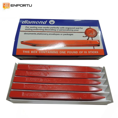 Diamond Seal Lak Set of 10 Sticks Sealing Wax/ Siegel Lack Red ...