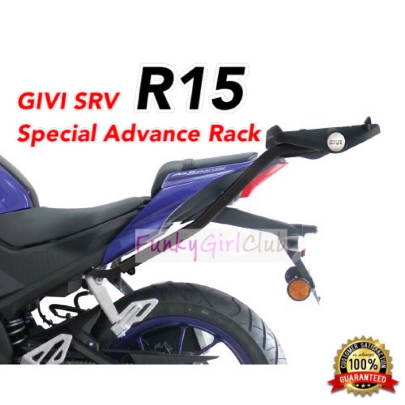 R15 GIVI HEAVY DUTY SRV YAMAHA EXTREME SPECIAL ADVANCE RACK | Shopee ...