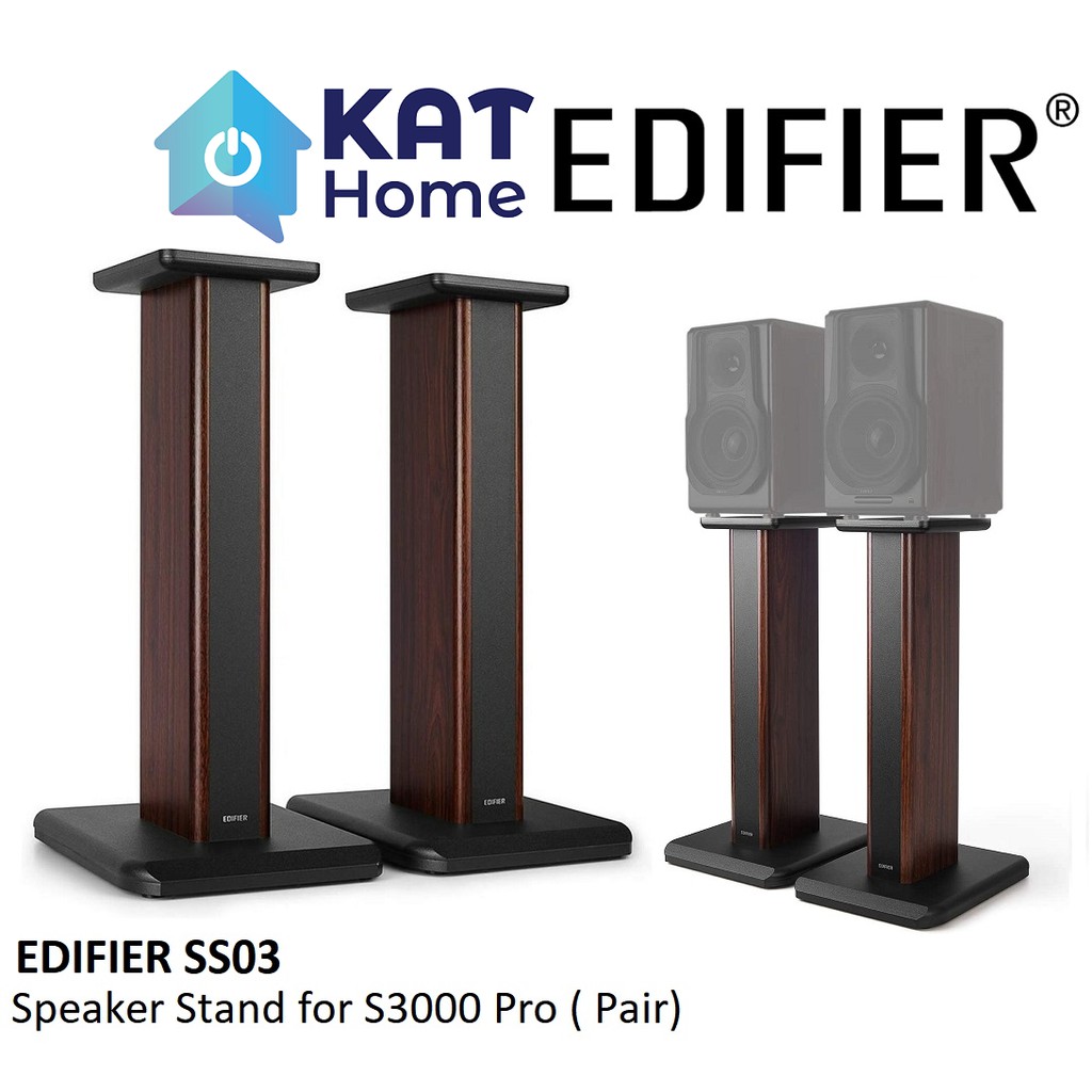 Rak Buku 📔 EDIFIER SS03 HIGH BOOKSHELF SPEAKER STAND FOR S3000 PRO WITH