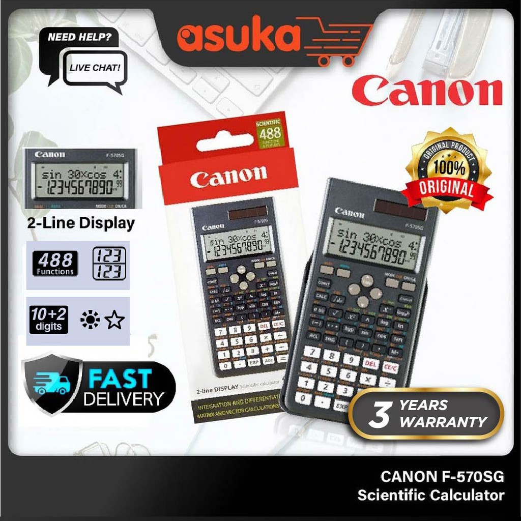 Battery life of online casio calculator