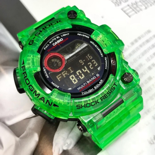 G shock outlet frogman transparent