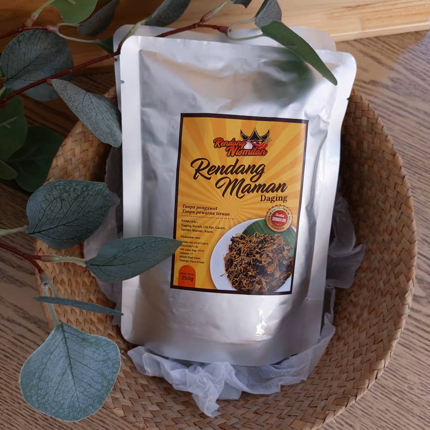 Rendang Maman Daging - Rendang Nismilan Original! 250g [Ready Stock ...