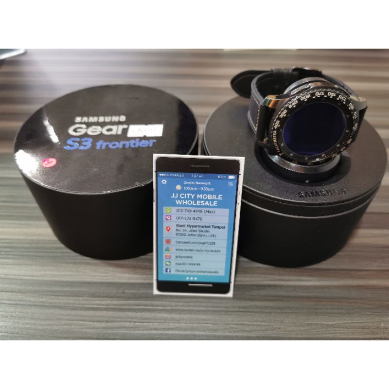 Samsung Galaxy Gear S3 Frontier Fullset Shopee Malaysia