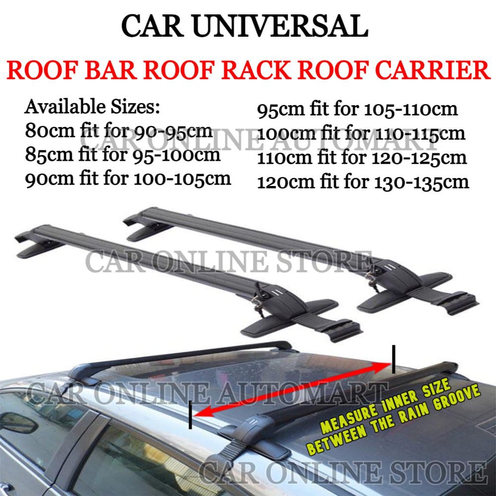 Universal Auto Portable Car Roof Rack / Carrier Outdoor Top Holder -1 ...