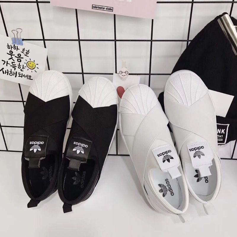 Superstar slip on outlet sneaker