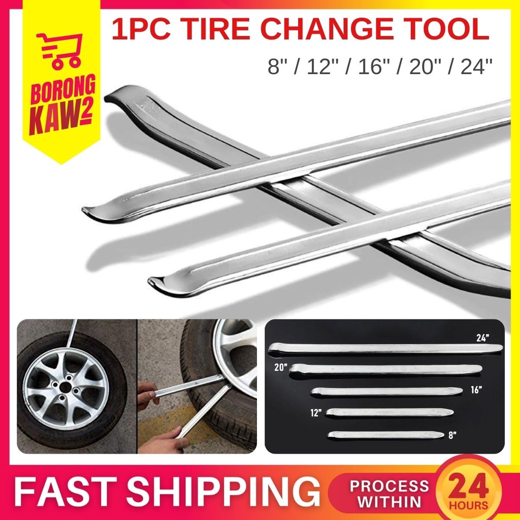 1PCS (12”/16”/20”/24”) Tire Lever Pry Bar Repair Remove Tire Crowbar ...