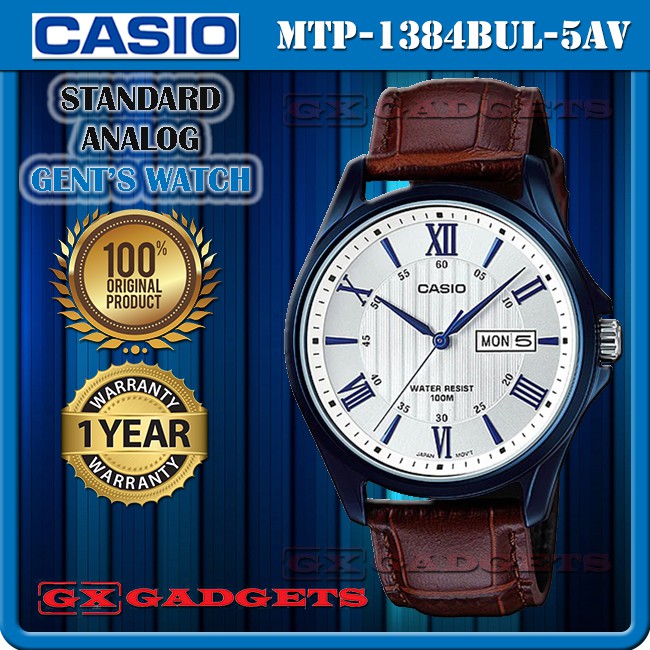 Casio discount mtp 1384bul