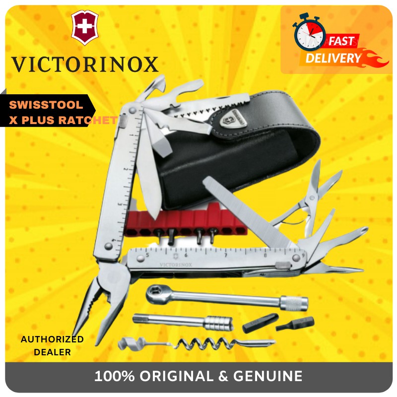 🔥100% ORIGINAL🔥 Victorinox SwissTool X Plus Ratchet Multitool 3.0339.L ...