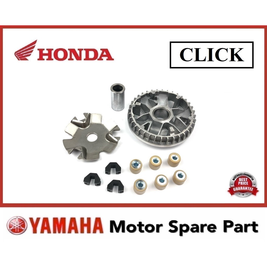 HONDA CLICK FRONT PULLEY SET 0 DEPAN PULLEY SET KACANG ROLLER WEIGHT ...