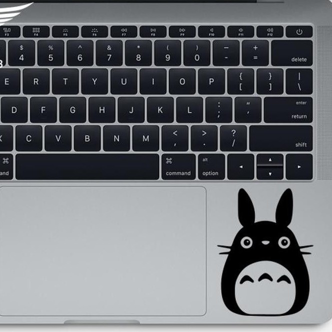 PUTIH Unik Garskin laptop Sticker My Neighbor Totoro Sticker Vinyl ...