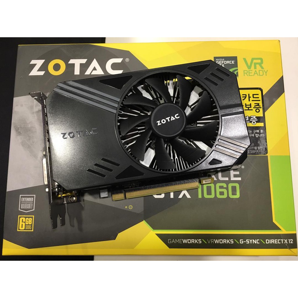 Gtx 1060 zotac online 6gb